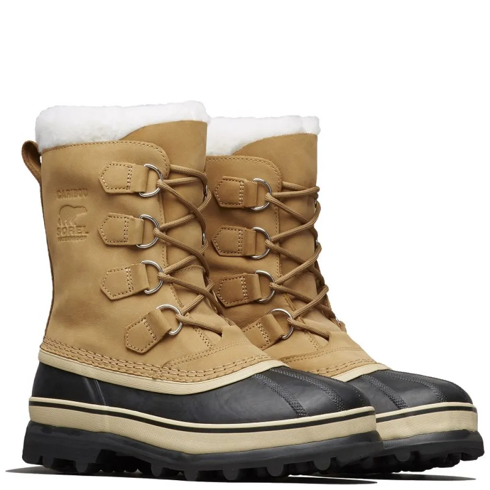 Cushion Collar ski trip Snow Tested Sorel Women's Caribou Boot in Buff