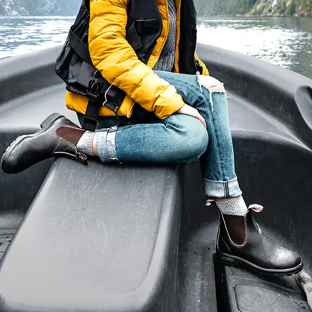 Low Profile Windy Weather Hiking Fit Soft Lining Blundstone Original 500 in Brown