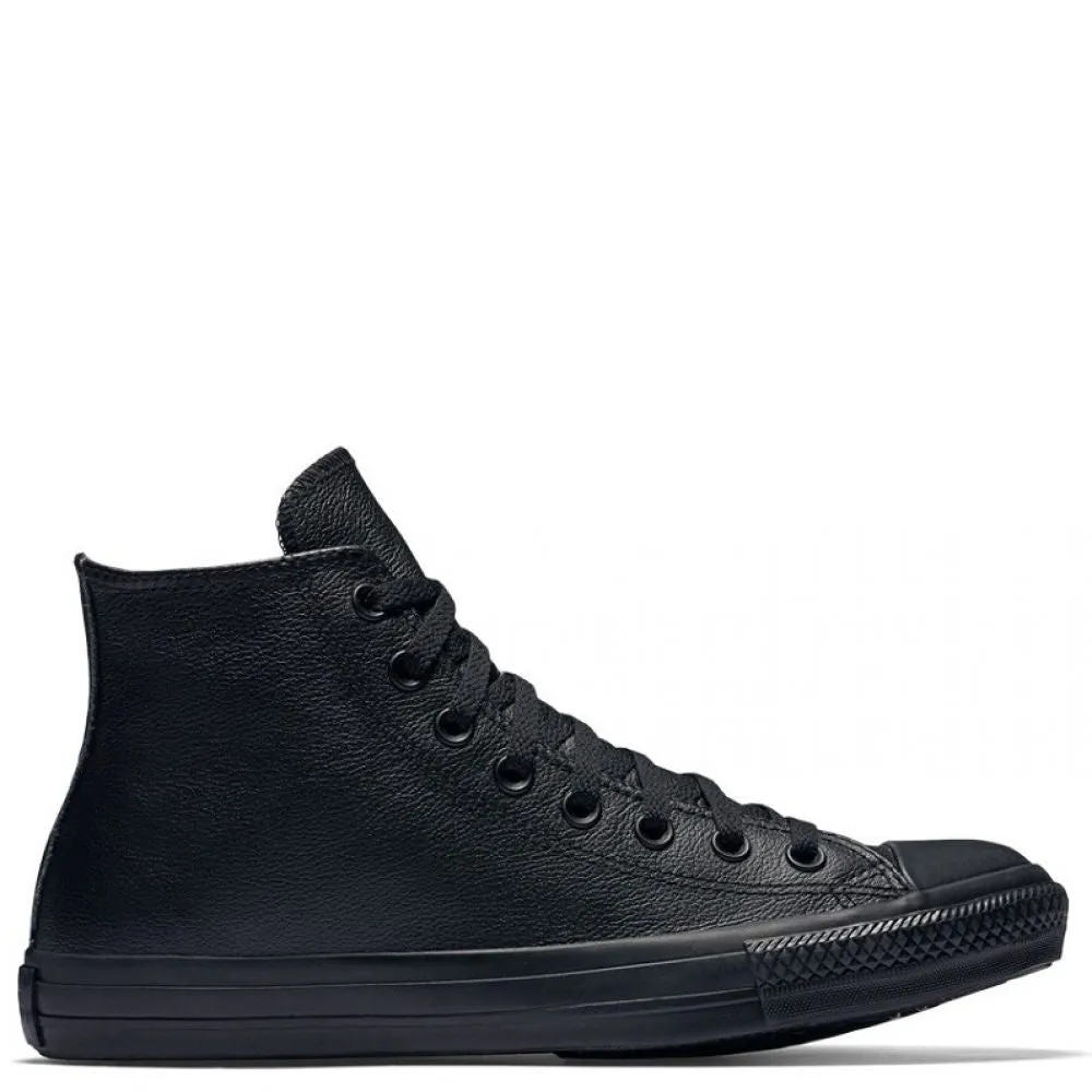 Soft Touch Converse Chuck Taylor All Star Leather High Top in Black Monochrome Comfortable Slip-Ons Summer Ease