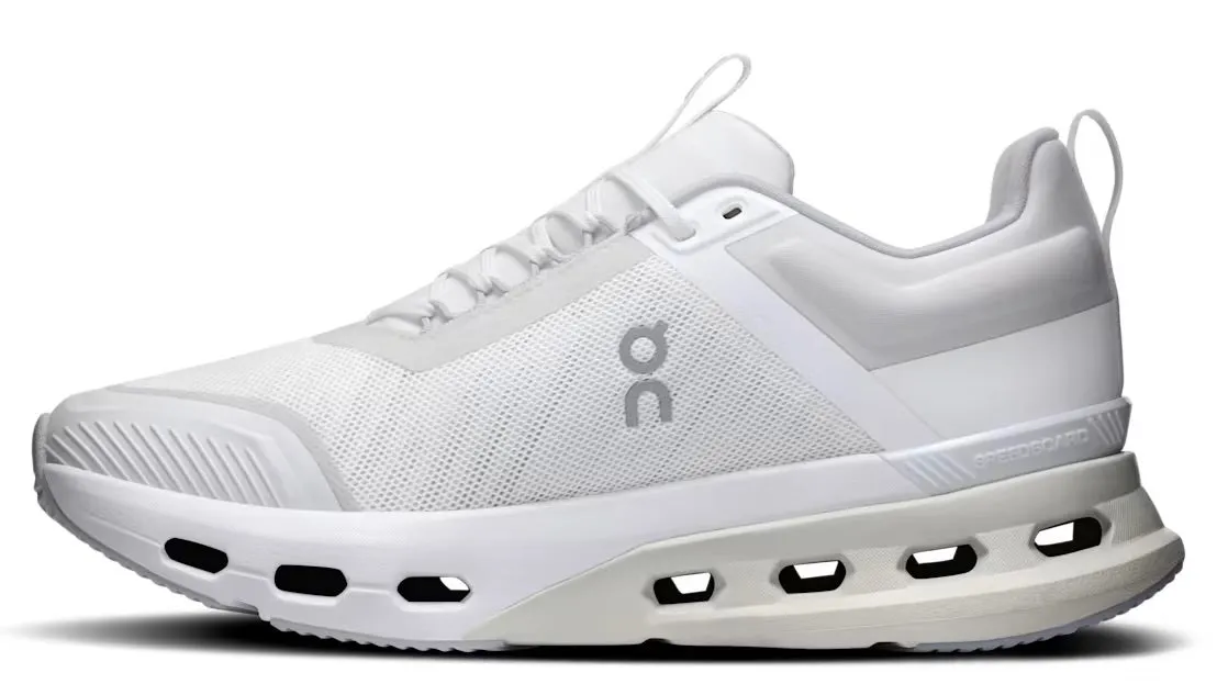 On Cloudnova X White Glacier (Women's) School Style