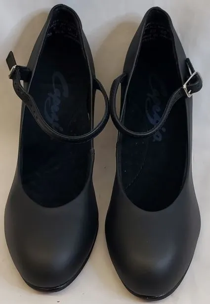 Spanish Bold 3" Roxanne -- Women's Instep Strap Character Shoe -- Black