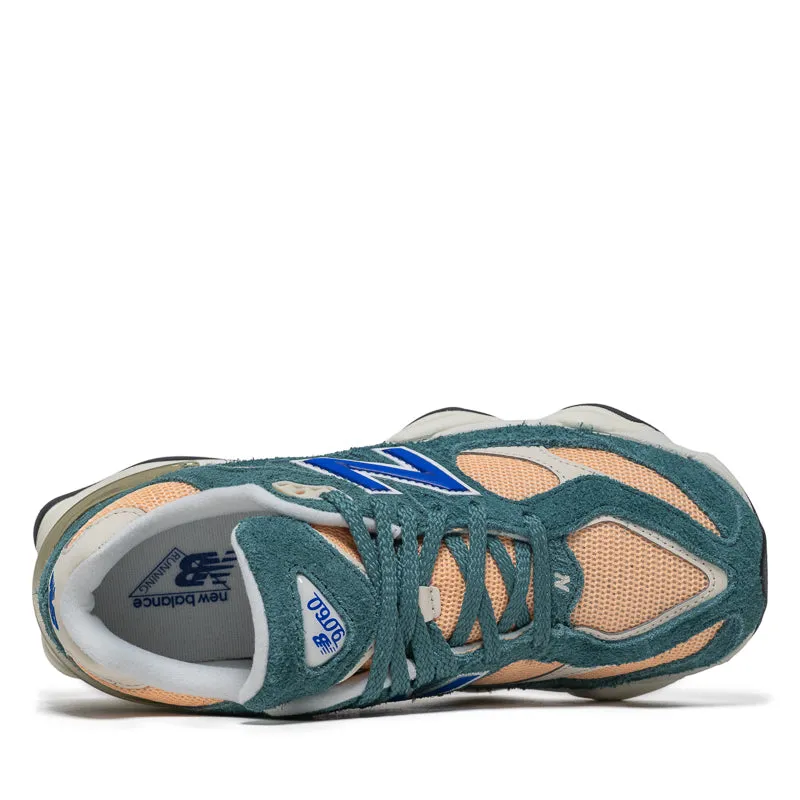 New Balance 9060 (GS) - New Spruce/Peach Blossom lightweight sole shoes stylish aesthetics shoes