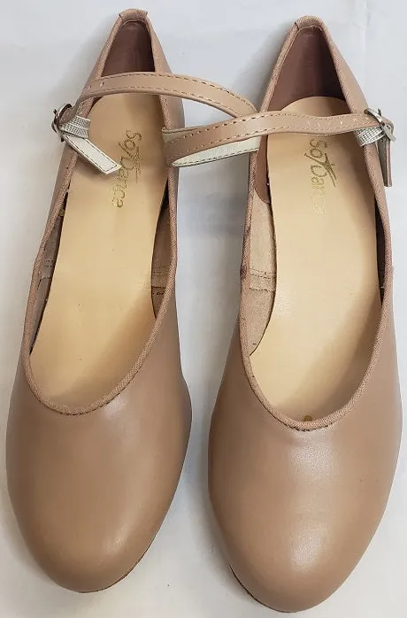 Icon Edge 1.25" Meredith -- Mary Jane Ballroom Shoe -- Caramel