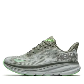 Women's Hoka Clifton 9 - Olive Haze/Mercury matte shoes Firm