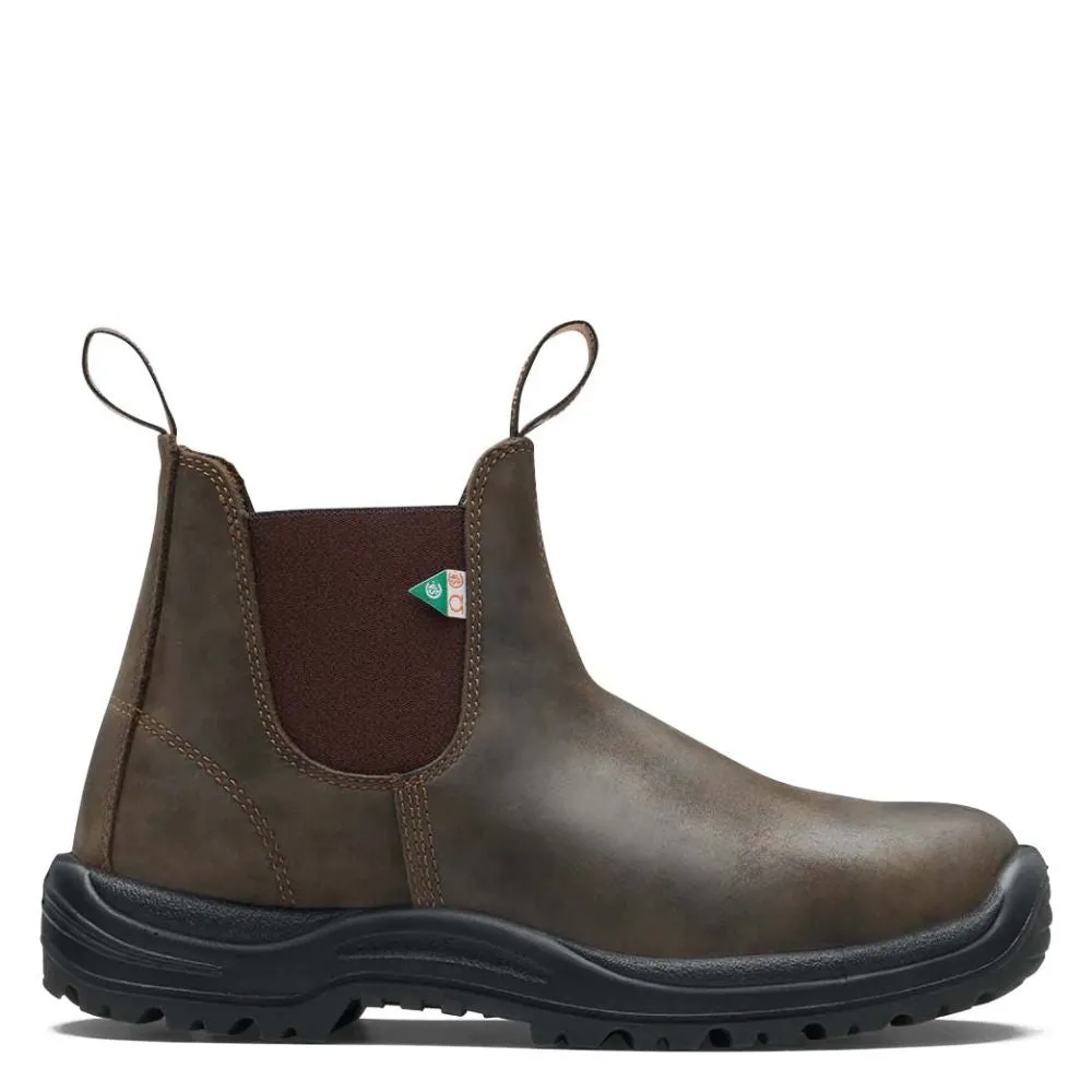 Stable System Blundstone Work & Safety Boot 180 in Rustic Brown Seamless Comfort Nature Lover