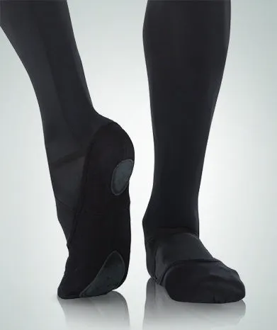 Quick Fit Wendy -- Canvas Split Sole Ballet -- Black