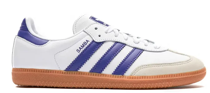 Sweat Resistant Frequent Travelers Grip Hold adidas Samba OG White Energy Ink Gum (Women's)