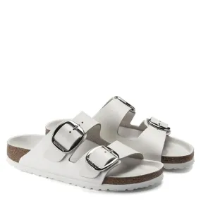 Street Fit Birkenstock Women's Arizona Big Buckle Leather in White Clean Lines