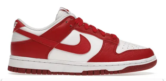 Match Fit Nike Dunk Low Next Nature White Gym Red (W)