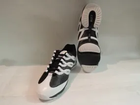 Clifton -- Split Sole Dancesneaker -- White/Black Quick Step Comfort Wedge