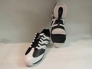 Clifton -- Split Sole Dancesneaker -- White/Black Rain Safe