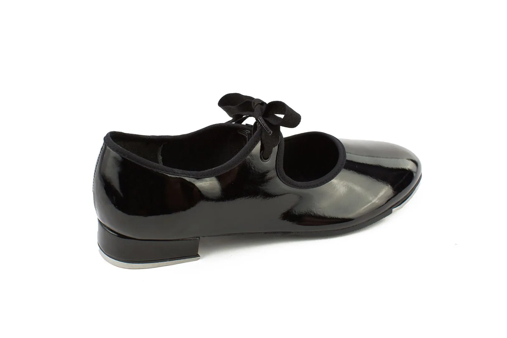 Urban Sleek Neutral Base Valiant -- Women's Economy Tap Oxford -- Black Patent