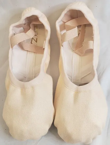 Leather Upper Karsyn -- Stretch Canvas Split Sole Ballet