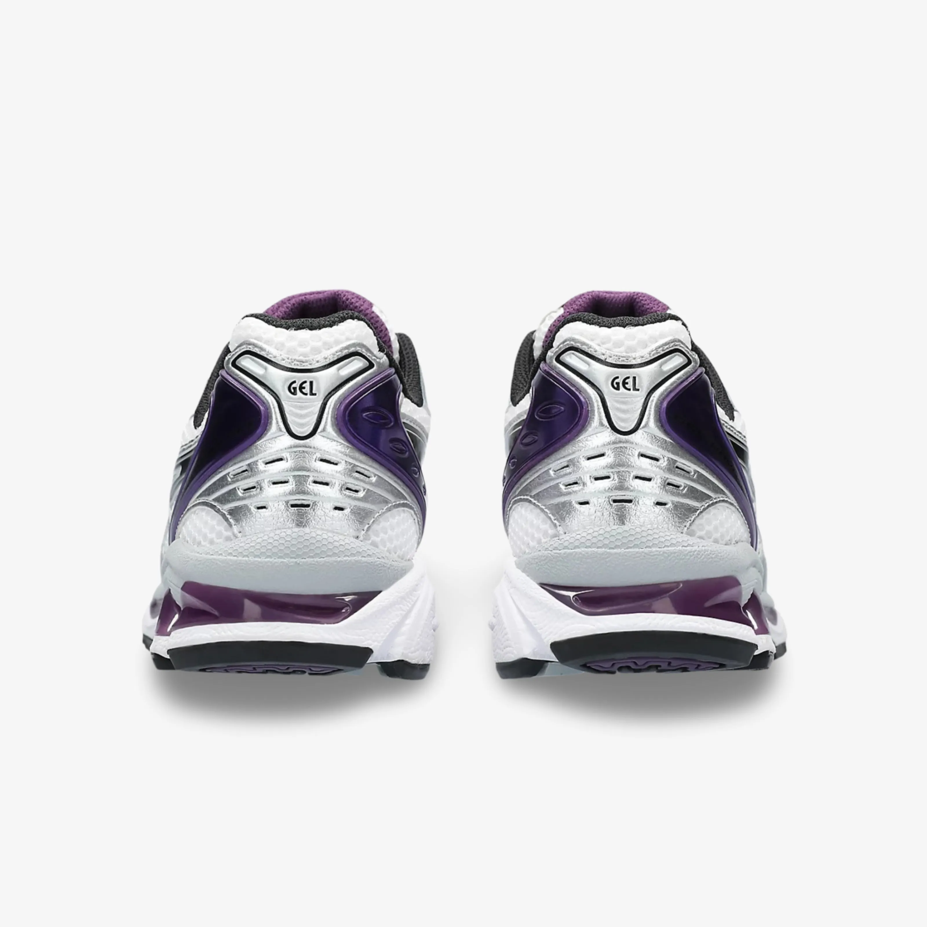 music - themed running gear (Women's) ASICS Gel Kayano 14 'White / Dark Grape' (2023) 1202A056-111 Comfortable Lacing Design