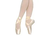 Synergy -- Pointe Shoe -- Pink Satin Adjustable Rubber Sole