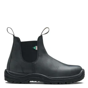 Synthetic Blundstone Work & Safety Boot 181 in Waxy Rustic Black Leather Lining Nature Ready