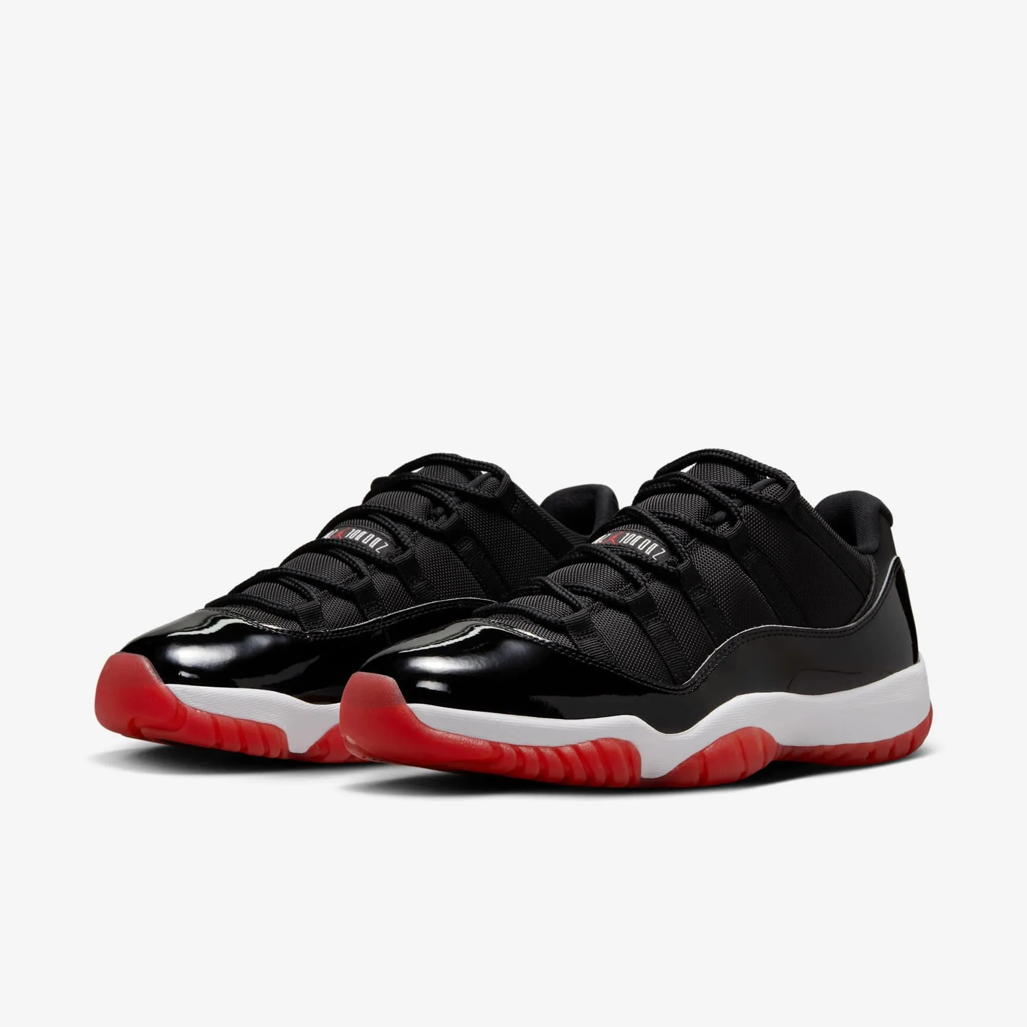 Breathable Footbed (Men's) Air Jordan 11 Retro Low 'Playoffs / Bred' (2025) FV5104-006 Durable Toe Guard Rubberized Finish