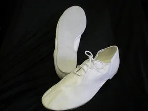 Jazzy -- Full Sole Jazz Oxford, Suede Sole -- White Dock Easy Shine Tone