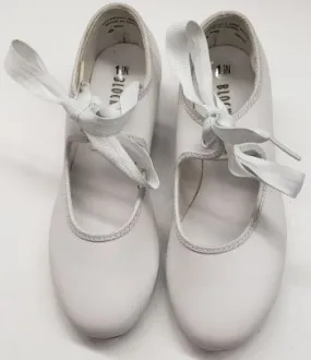 Annie Tyette Jr. II -- Children's Tap Shoe -- White Stone Gray Light Core