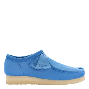 Total Guard Clarks Men's Wallabee in Blue Suede Premium Leather Leather Material