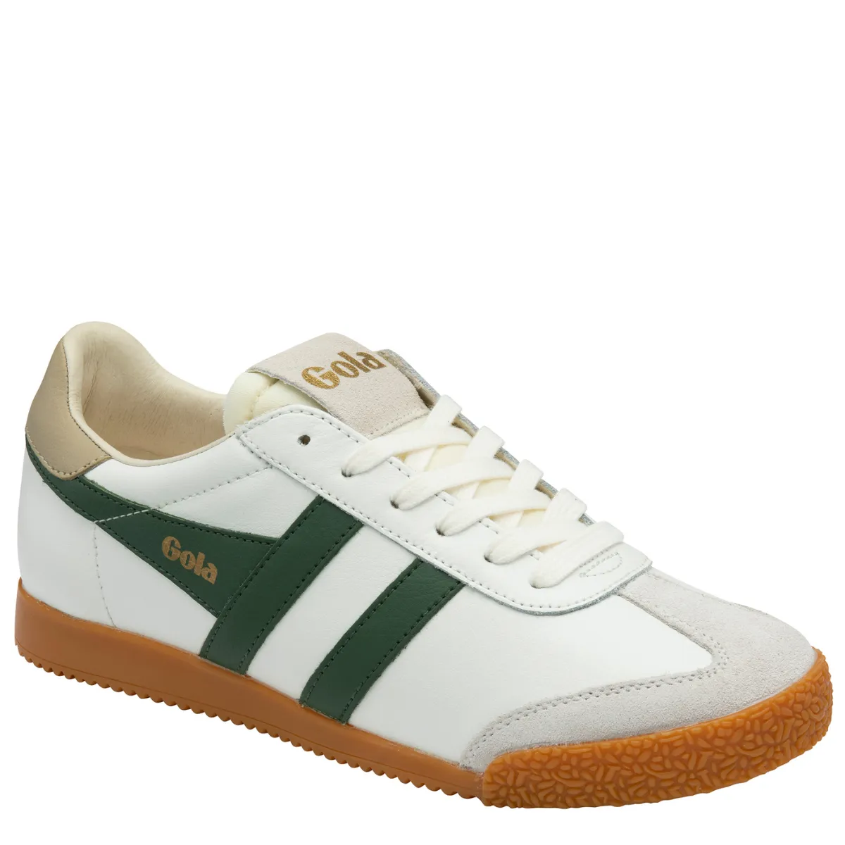 Gola Classics Women's Elan in White/Green Celebrity Vibe