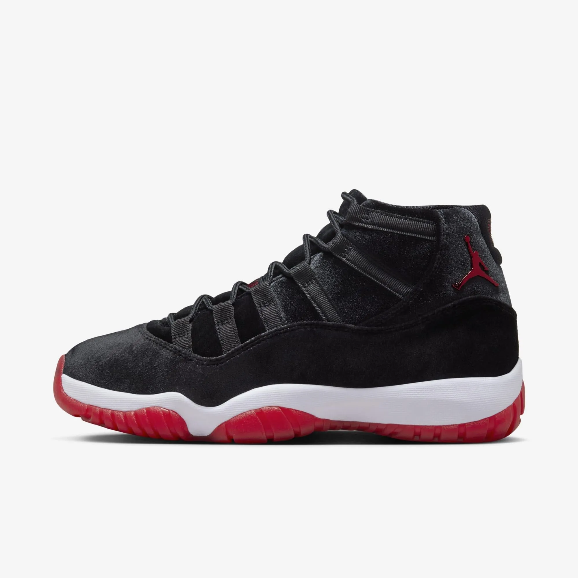 (Women's) Air Jordan 11 Retro 'Bred Velvet' (2024) DB5457-061 Neutral Arch Trail Fit