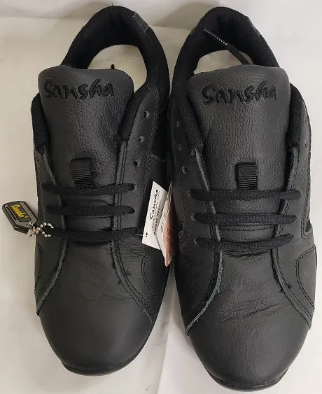 Tundra -- Leather Full Sole Dancesneaker -- Black Winter Base