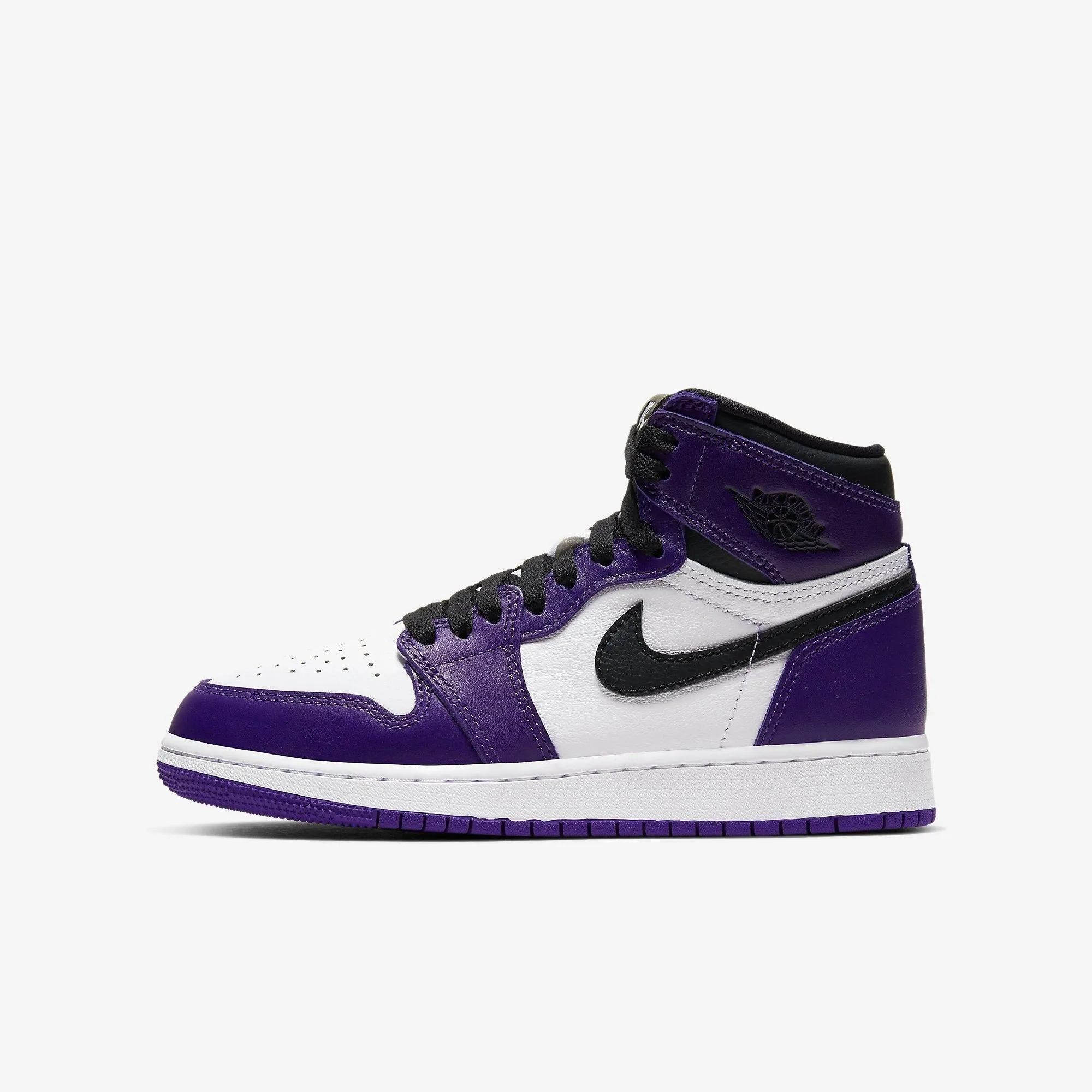 Breathable Lining Reinforced Seams (GS) Air Jordan 1 Retro High OG 'Court Purple 2.0' (2020) 575441-500
