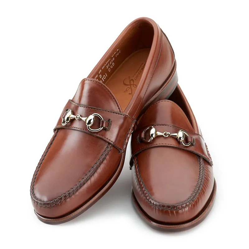 Weather Protection City Prep Horsebit Loafers - Tan Calf