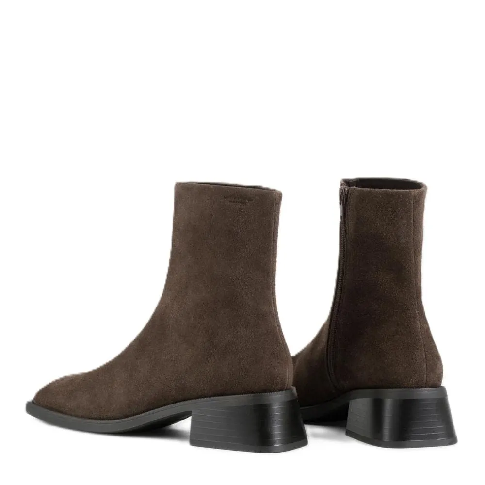 Comfort footbed Vagabond Women's Blanca Boots in Dark Brown Suede Durable outsole
