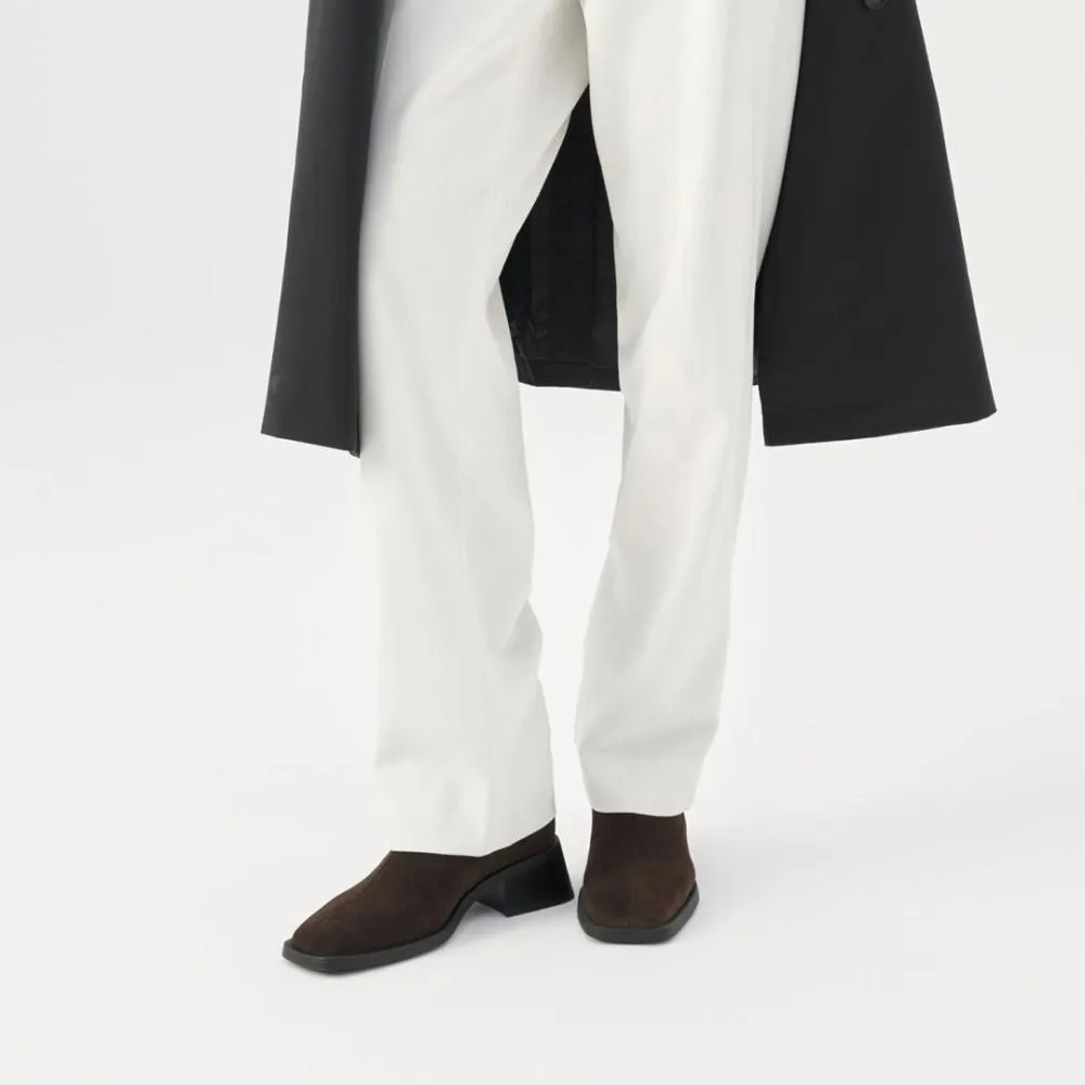 Vagabond Women's Blanca Boots in Dark Brown Suede Hill Friendly Farm Life Cushioned Base