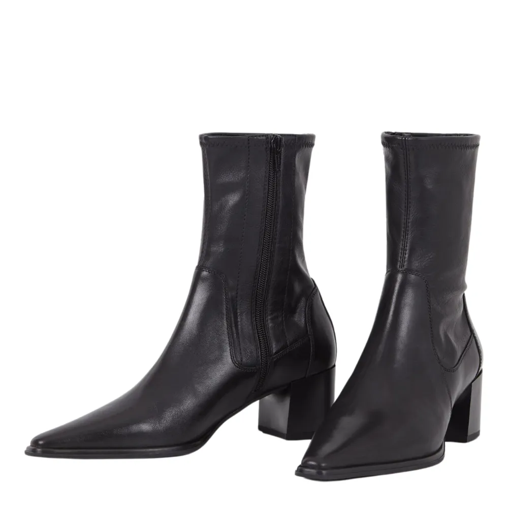 Smooth Texture Vagabond Women's Giselle Boots in Black Leather/Comb High-End Craftsmanship Smooth Surface