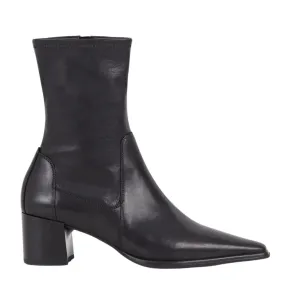 Comfortable Arch Support Rugged Comfort Vagabond Women's Giselle Boots in Black Leather/Comb Wind Shield