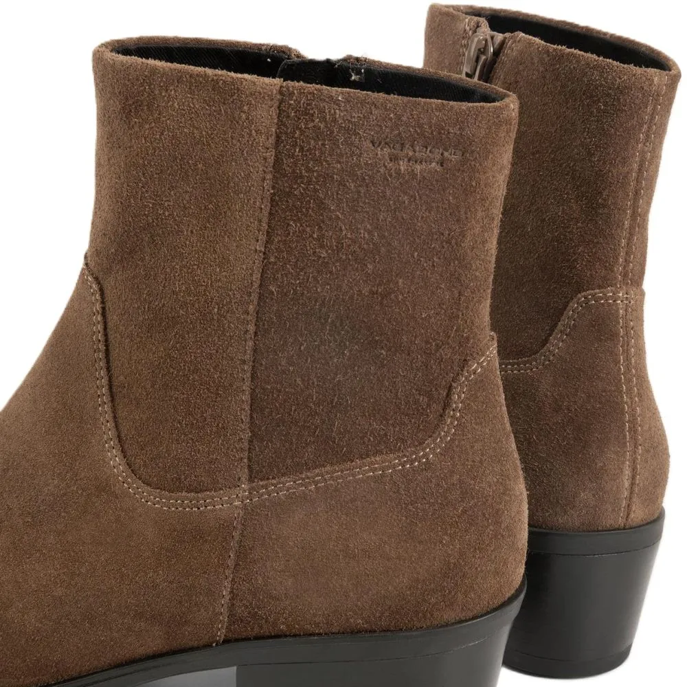 Vagabond Women's Kelsey Boots in Brown Suede Reinforced Motion Strong material Functional Fit