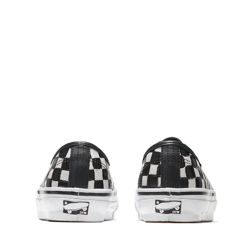 Vans Authentic 44 Vibram - Leather Check Black/White Digital Run