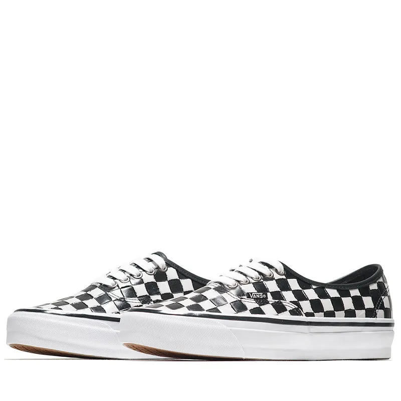 Vans Authentic 44 Vibram - Leather Check Black/White Knitted Warm
