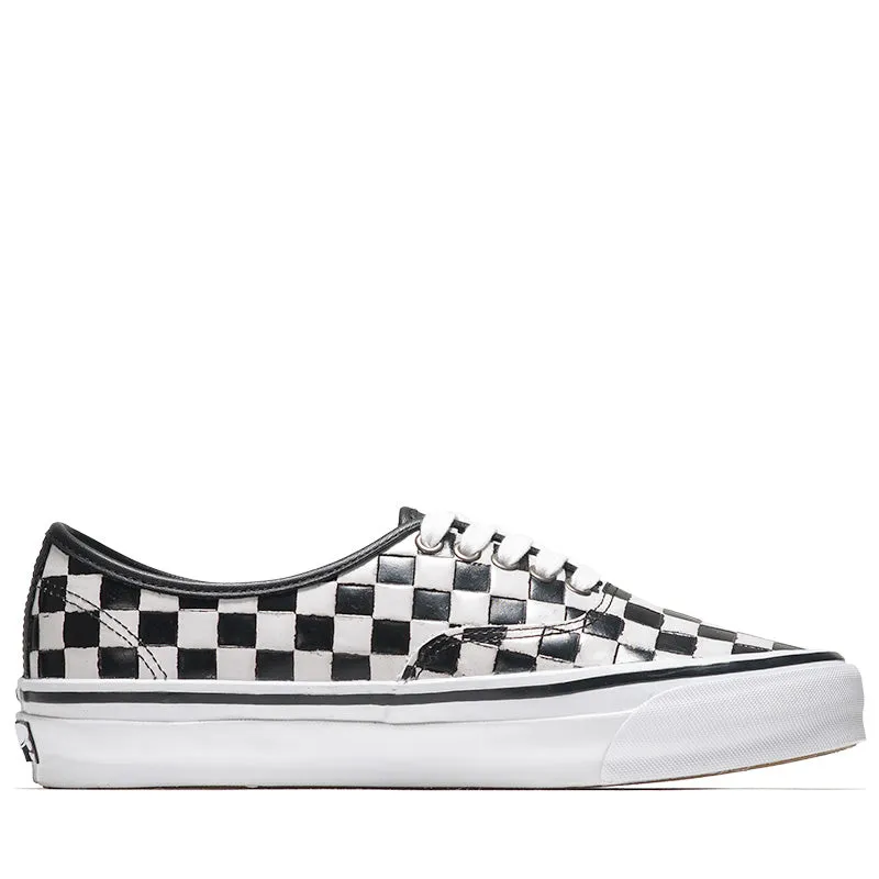 Adult Ease Vans Authentic 44 Vibram - Leather Check Black/White