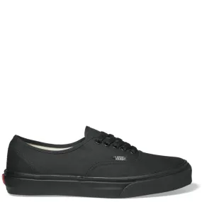Red Bold Vans Authentic in Black/Black Flash Dry