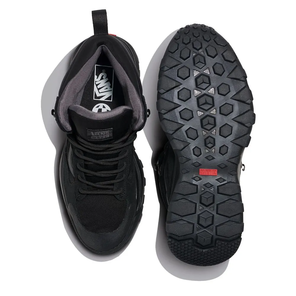 Vans Men's MTE Crestline Waterproof in Black Sustainable Fantasy Path Dry Fast