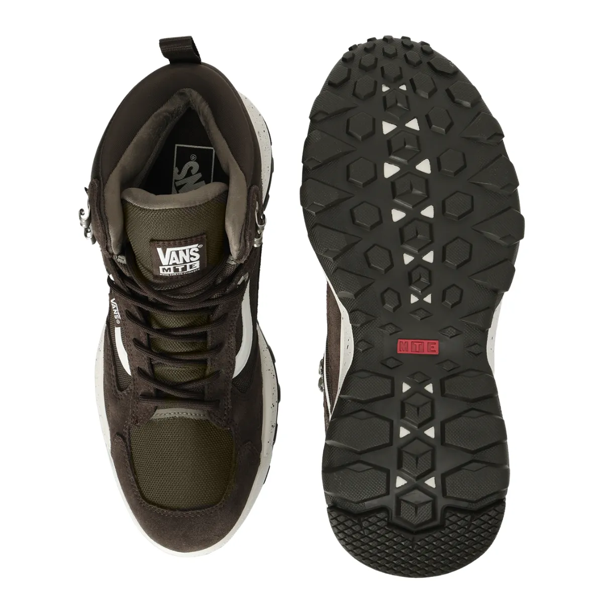 Field Fast Vans Men's MTE Crestline Waterproof in Brown/Khaki ribbed