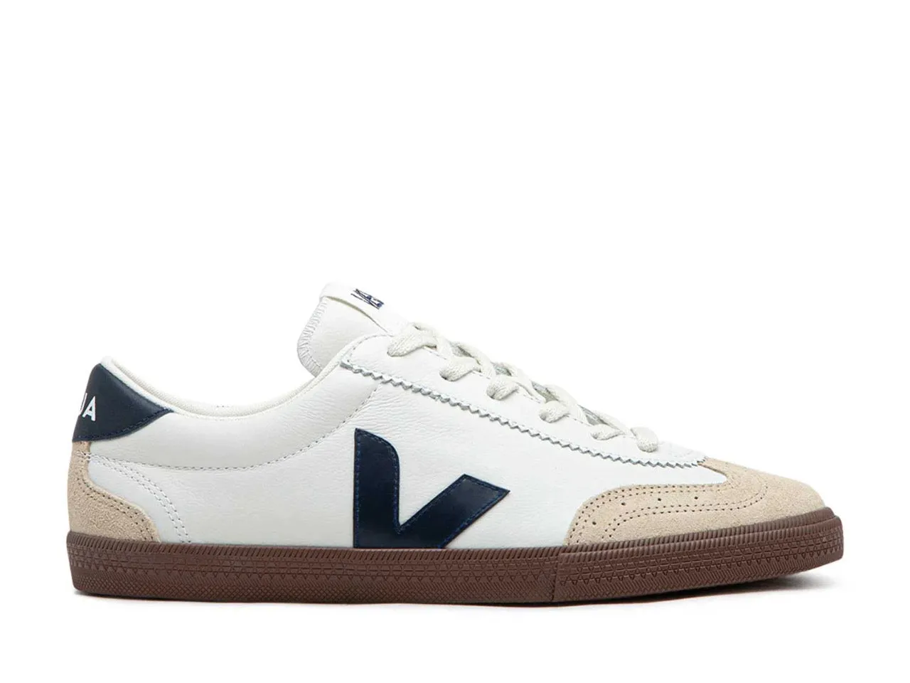 Veja Volley Campo Leather White Nautico Bark (WOMENS) Lake Step