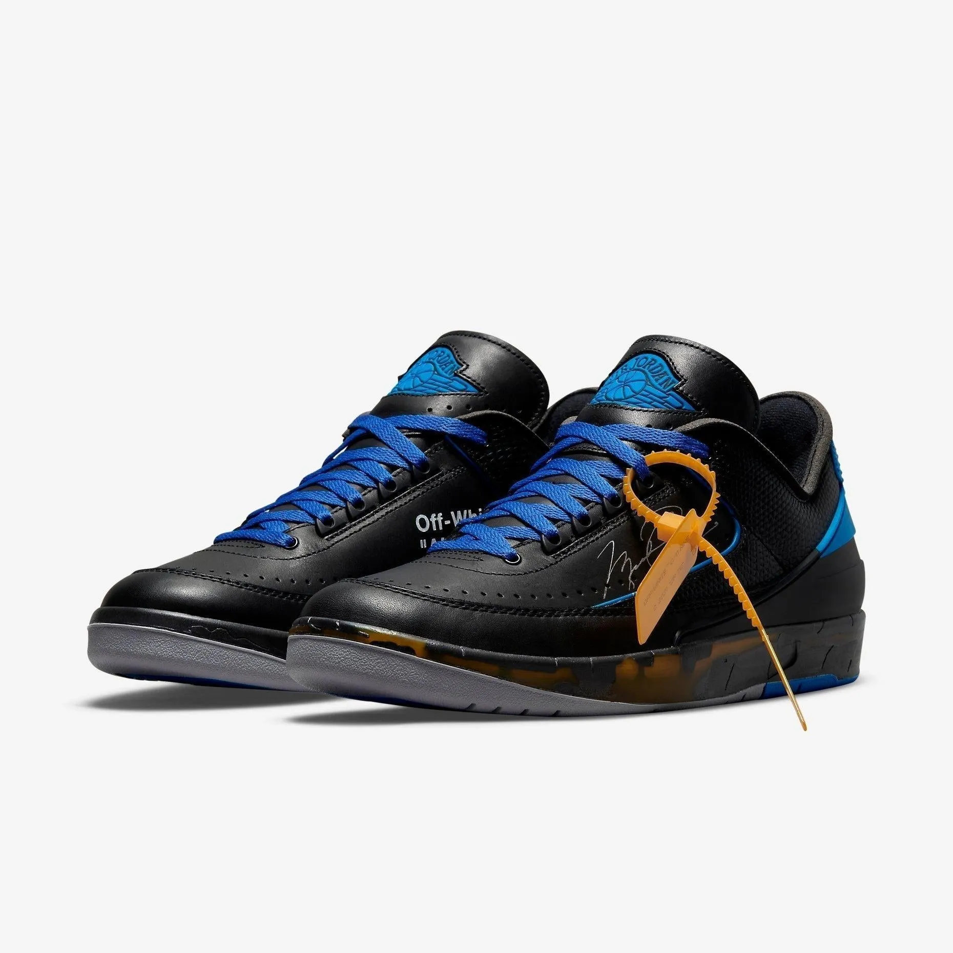 Smart Form (Men's) Air Jordan 2 Retro Low SP x Off-White 'Varsity Royal' (2021) DJ4375-004 DurableMaterial