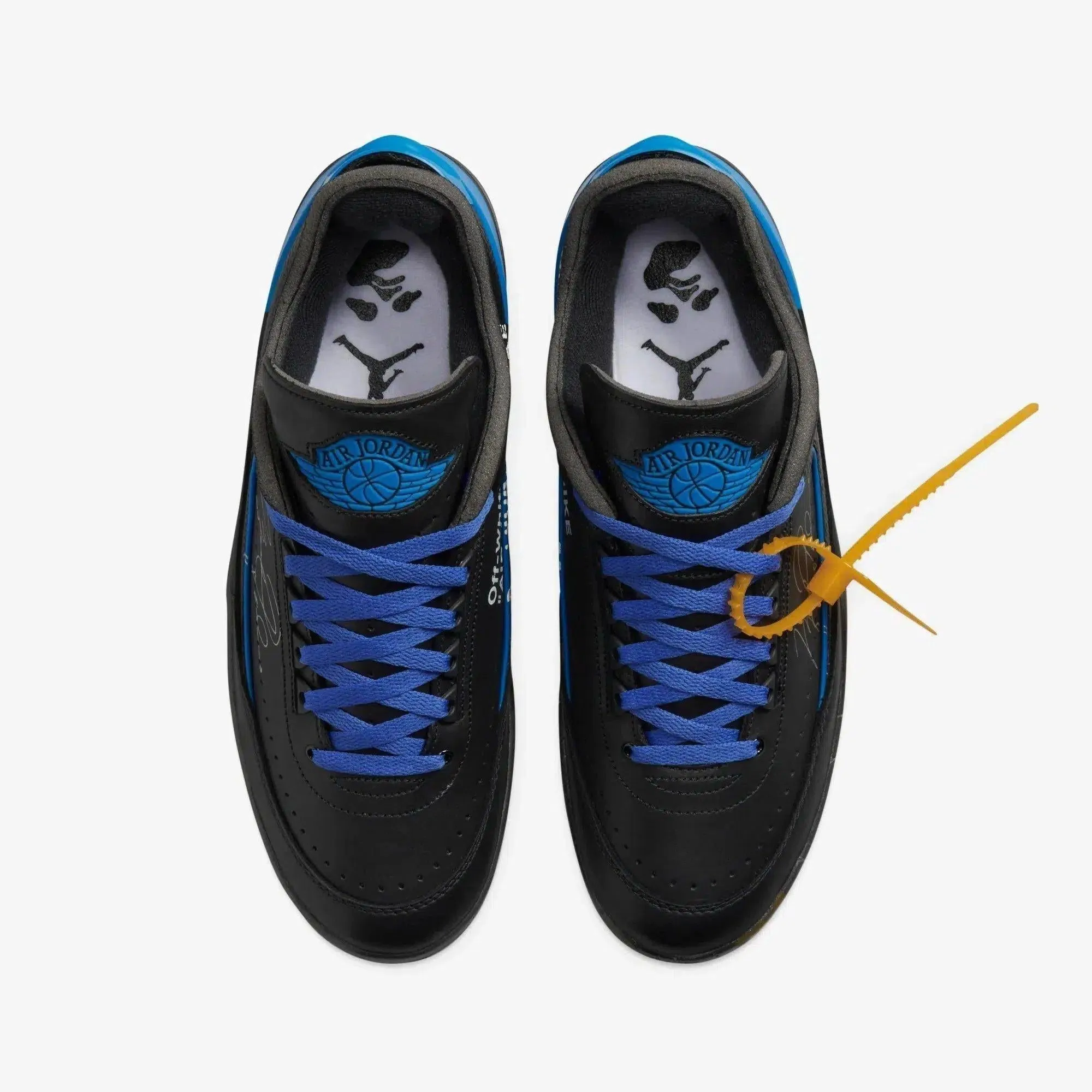Smart Form (Men's) Air Jordan 2 Retro Low SP x Off-White 'Varsity Royal' (2021) DJ4375-004 Reinforced Arch Comfy lining
