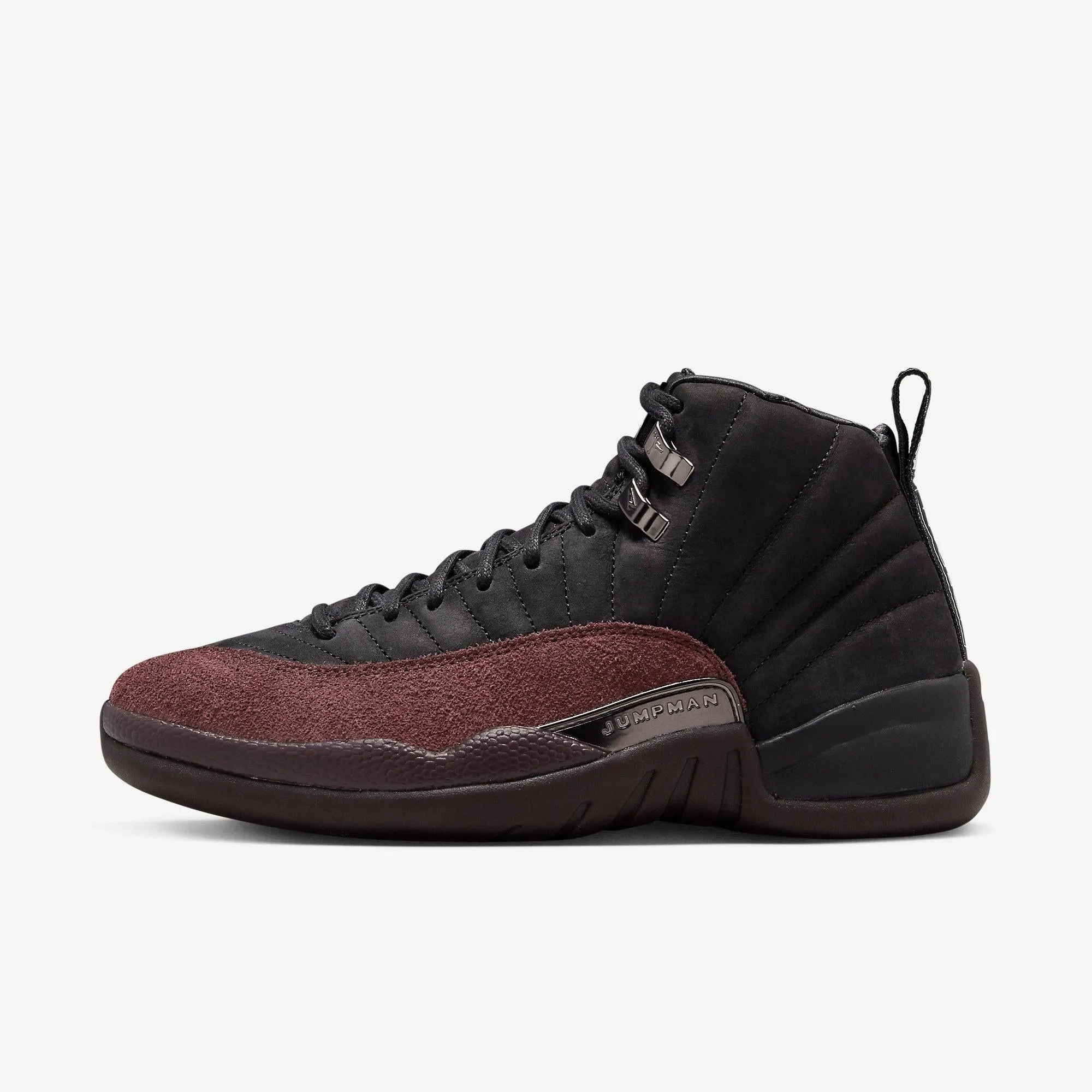 (Women's) Air Jordan 12 Retro SP x A Ma Mani??re 'Black' (2023) DV6989-001 Flexible Midsole Design