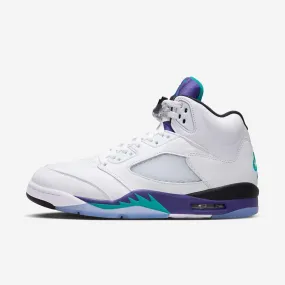 (Men's) Air Jordan 5 Retro 'Grape' (2025) HQ7978-100 Breathability Cushioned Midsole Technology