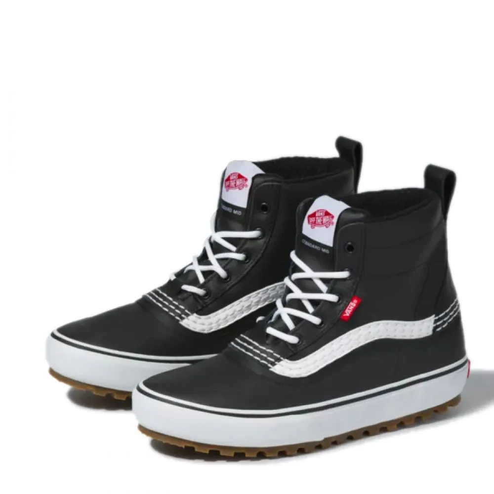 Flexible Fit Comfort toe Wide Purpose Vans Standard Mid MTE Boot in Black/White