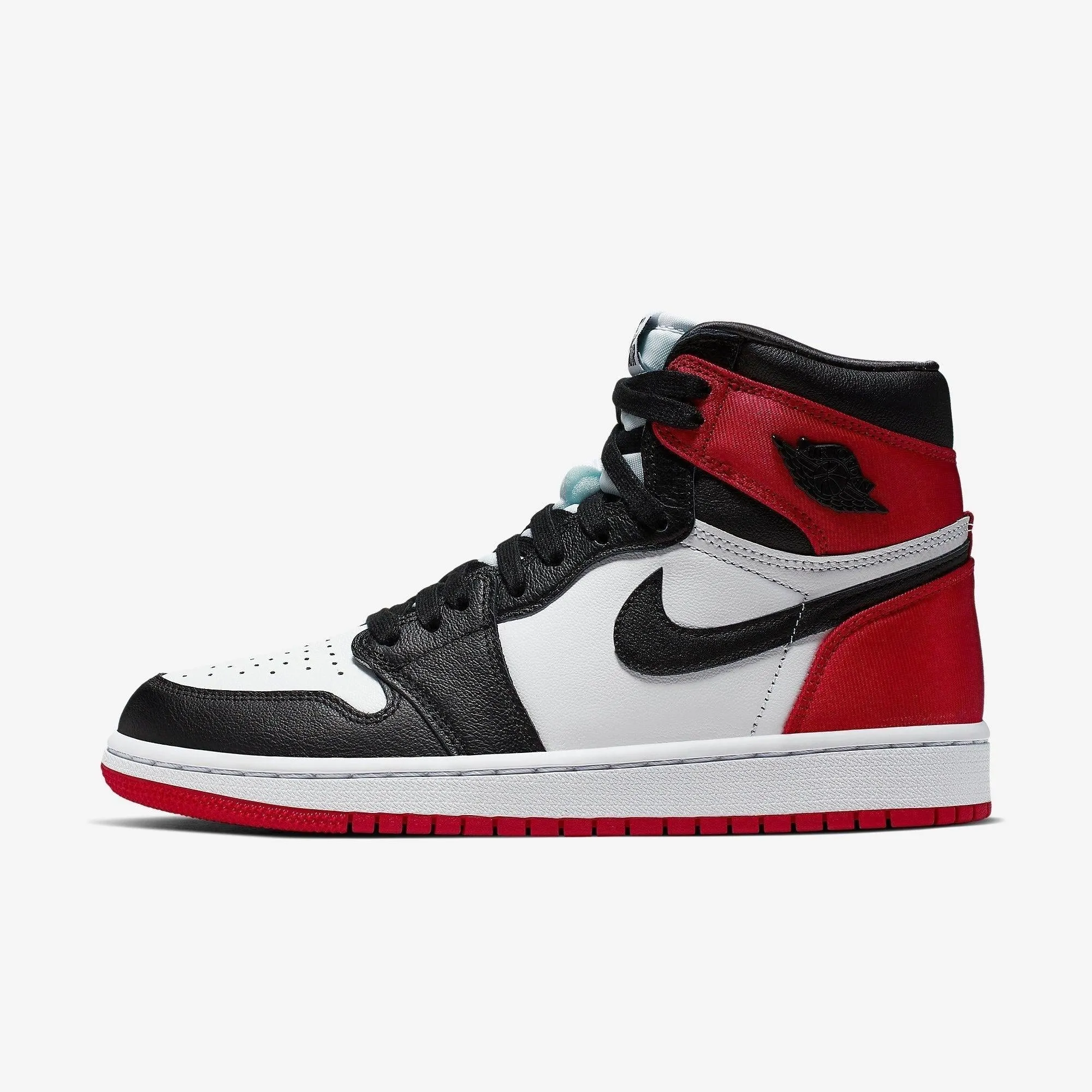 (Women's) Air Jordan 1 Retro High OG 'Satin Black Toe' (2019) CD0461-016 Rapid Motion Sweat Resistant Urban Stroll