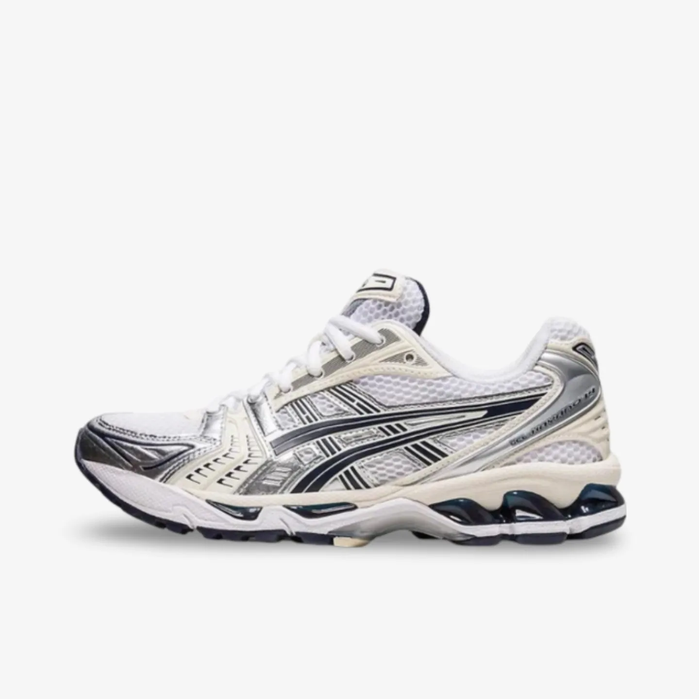 cross - country meet comfortable accessory (Women's) ASICS Gel Kayano 14 'White / Midnight Navy' (2023) 1202A056-109