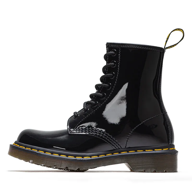 Women's Dr. Martens 1460 - Black Patent Lamper packable