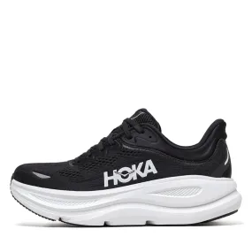 Women's Hoka Bondi 9 - Black/White sports shoes for running Asics Gel-Kayano